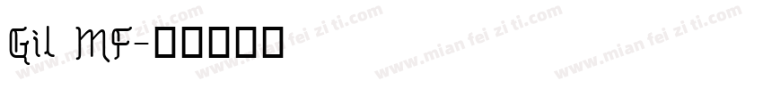 Gil MF字体转换